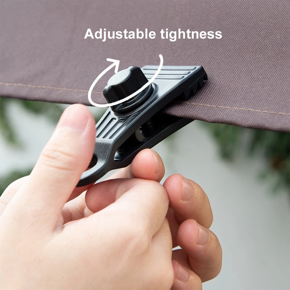 Tarp Clips Heavy Duty Lock Grip Clamps Pool Cover Tent Fasteners Holder Windproof for Canopy Awnings Outdoor Camping 5/10Pcs tent clips