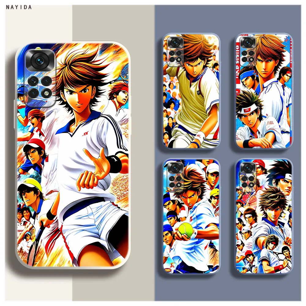 Phone Case For Redmi Note 12 11 12S Pro Plus 12c 11t 11a 4G 5G Bag Soft Silicone Cover Anime Prince of Tennis