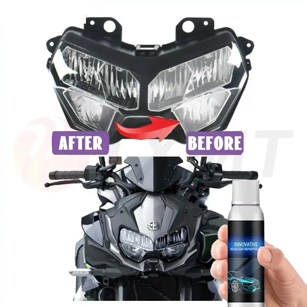 Clear Headlight Repair Kit for Car Oxidation and Yellowing