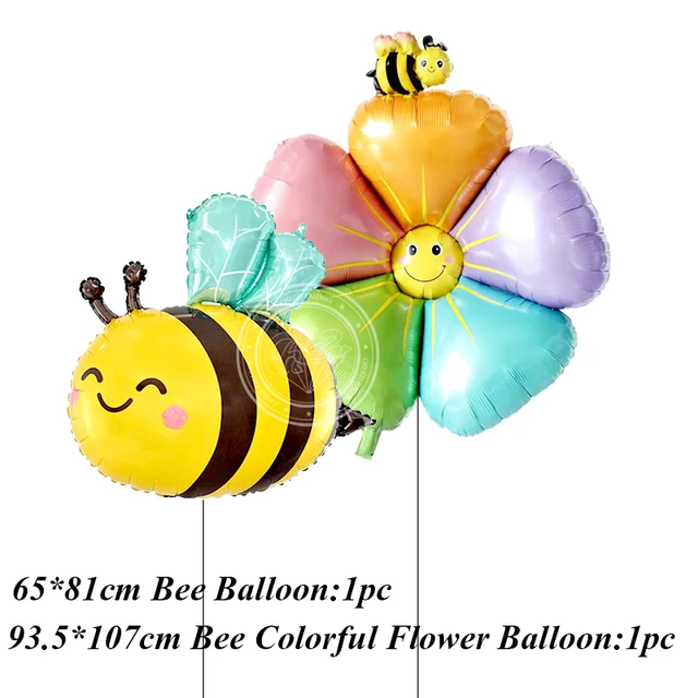 Ballons à pois en forme d'abeille, fournitures de décoration pour fête d' anniversaire, fête prénatale - AliExpress