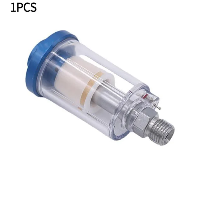 Öl-Wasser Separatoren Mini Wasser Luftfilter 1/4 Gewinde 0,3 Luft  Kompressor Feuchtigkeit Falle Luft FilterSeparator Manometer