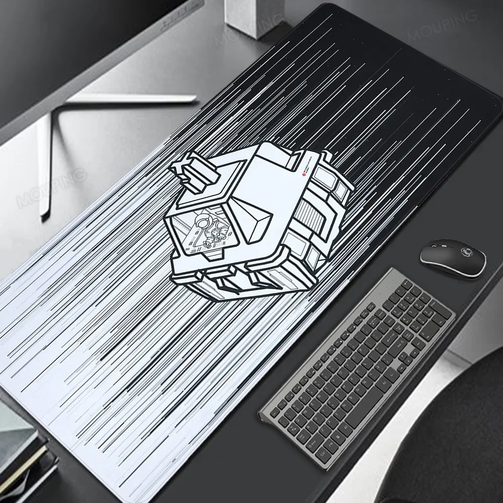 Switch Pad Gaming Black and White Mouse Pad Kawaii Japan Mousepad Gamer Desk Mat Mouse Mats Gamer Carpet Office Tables Pc Mat