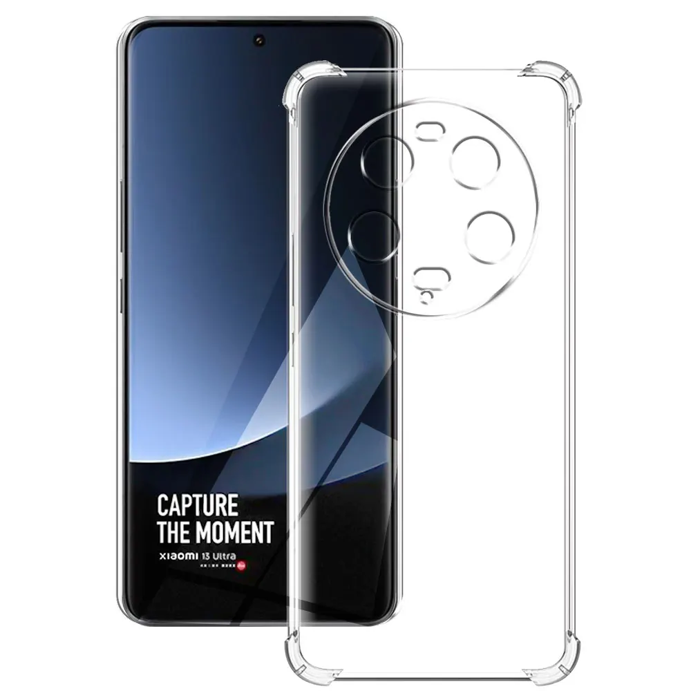 Clear Shockproof Silicone Soft Case Cover - Transparent Protective Shell