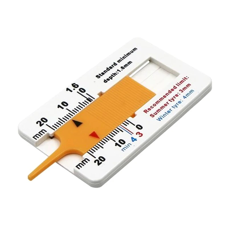 

Measuring Tool Tyre Depth Gauge Meter For Car Motorcycle Truck Dropship