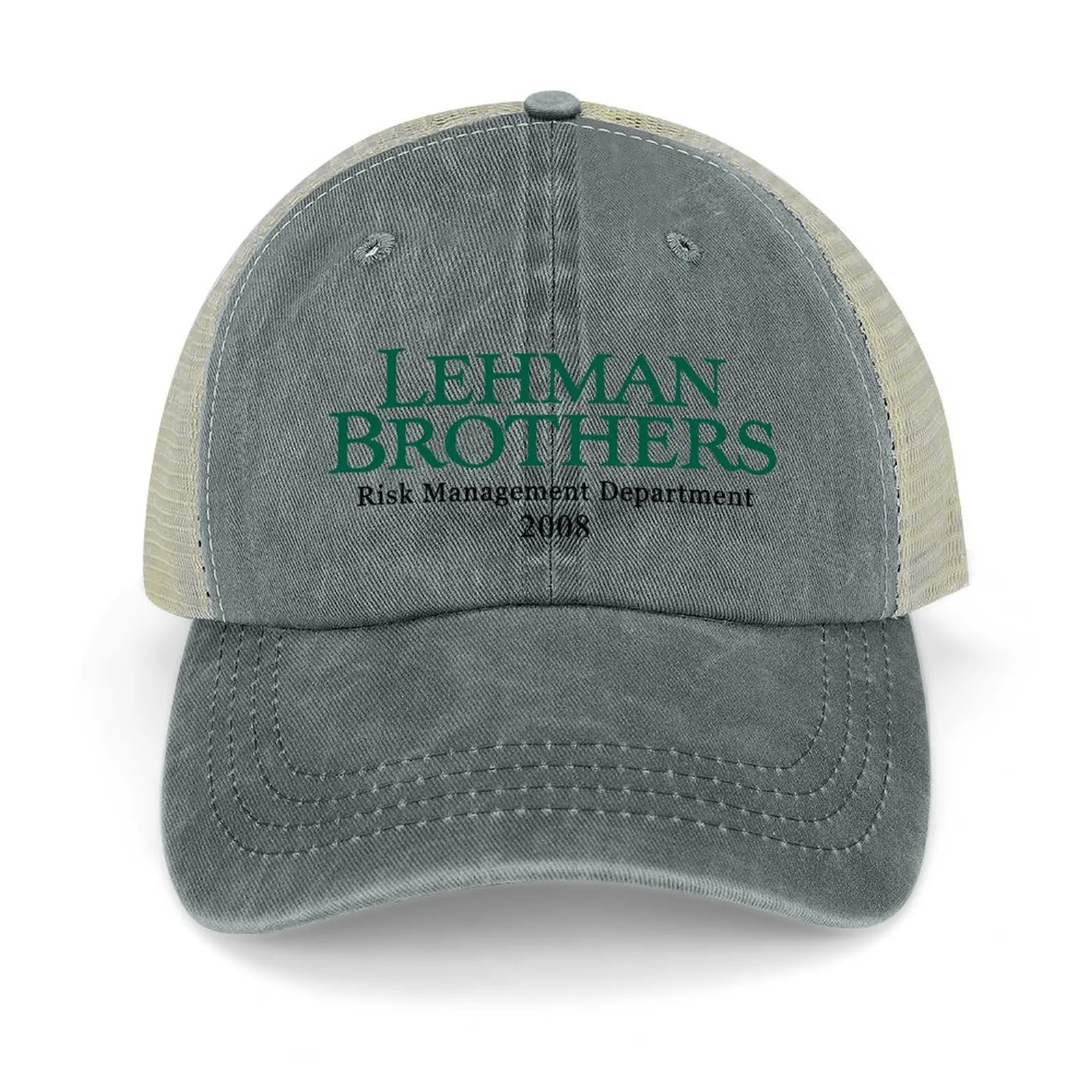 

Lehman Brothers Risk Management 2008 Financial Crisis Intern Cowboy Hat funny hat tea Hat Designer Man Women's
