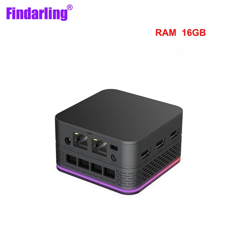 thumbnail image 1 of Mini PC pequeña T9 Plus de cuatro núcleos con Windows 11, CPU Intel N150/N100, LPDDR5 de 16 GB, SSD de 256/512 GB/1 TB, LAN dual de 1000 M, NUC de tres HD, 1 of 4