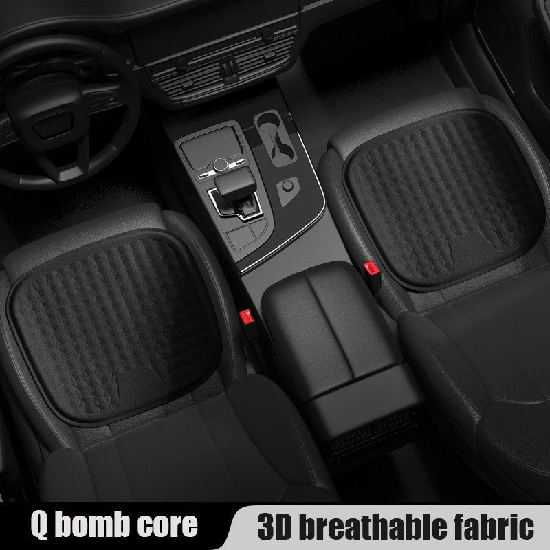 Car Seat Cushion Four Seasons General Non-slip Ice Silk Honeycomb Gel  Breathable Home Office Sedentary Seat Breathable Cool Pad - AliExpress