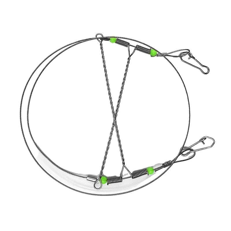 

Reliable Swivel String Hooks Balance Bracket Rigs Wire Leader Rope Line Wire Balance Hook Great For Rigging Lures