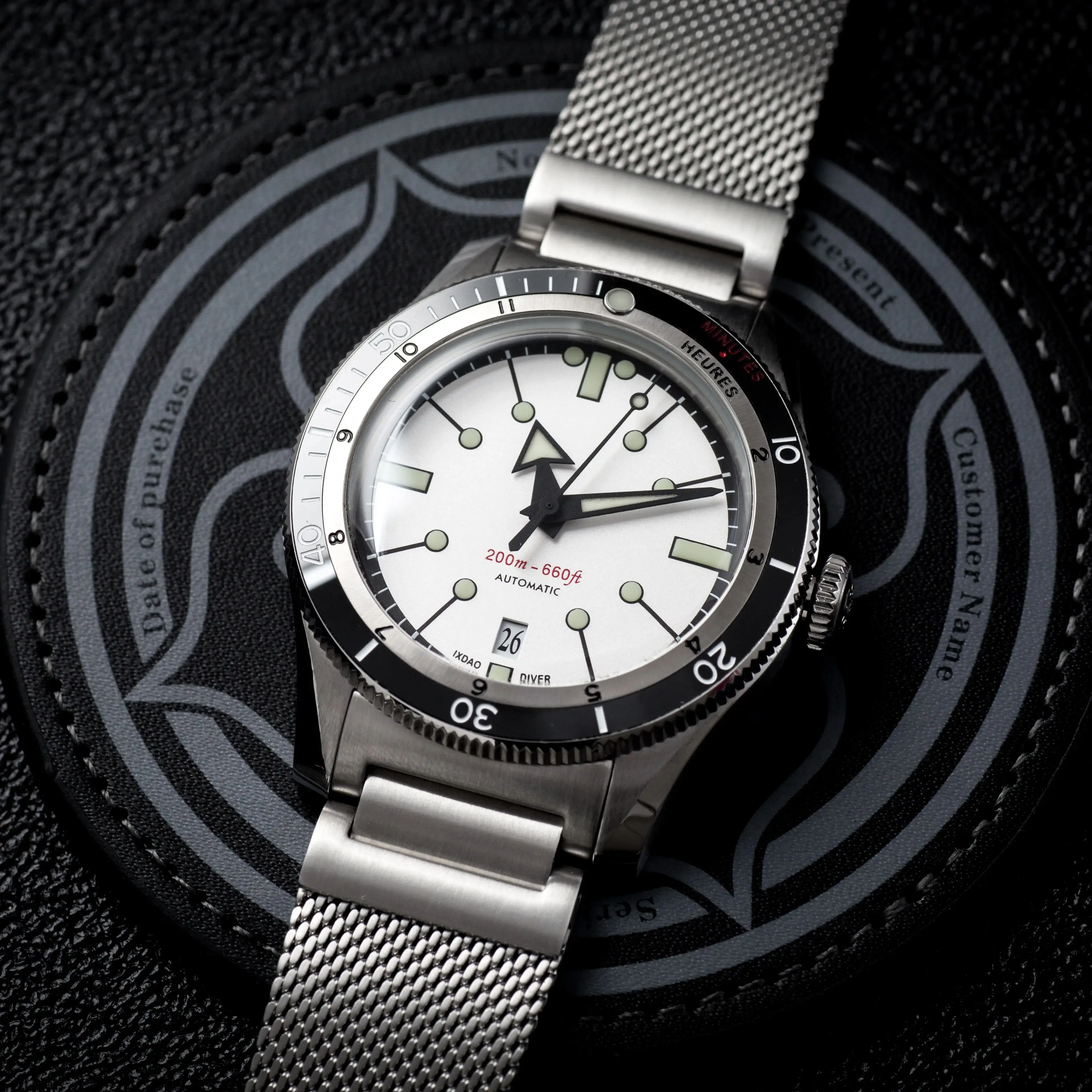 IPOSE IX&DAO 5303 Luxury Man's Automatic Mechanical Wristwatches ETA Movement Sport Clock Retro Diving Casual Dress Waterproof