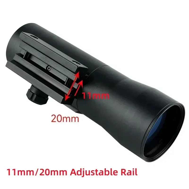 Red Dot Sight 4X32 3X44 Riflescope with 20mm Rail Mount for Airsoft Rifle