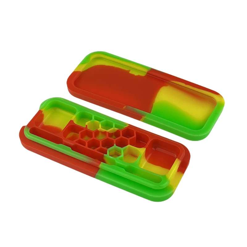 New Rectangular Shape Silicone Wax Container Capacity
