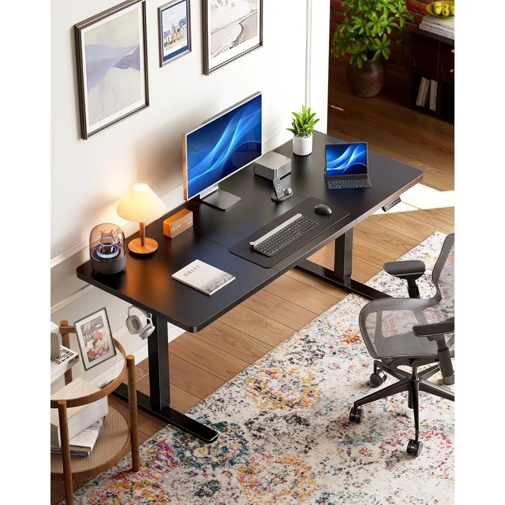 71 x 30 inch Standing Desk Top 25mm Thickness, Powerful Brushless Motor Large Height Adjustable Table, 4 Memory Preset Sit Stan 2