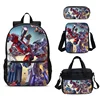 Transformers Child School Backpack with Lunch Bags ,Pencil Bags ,School Bags for Boys Girls Best Gift 3