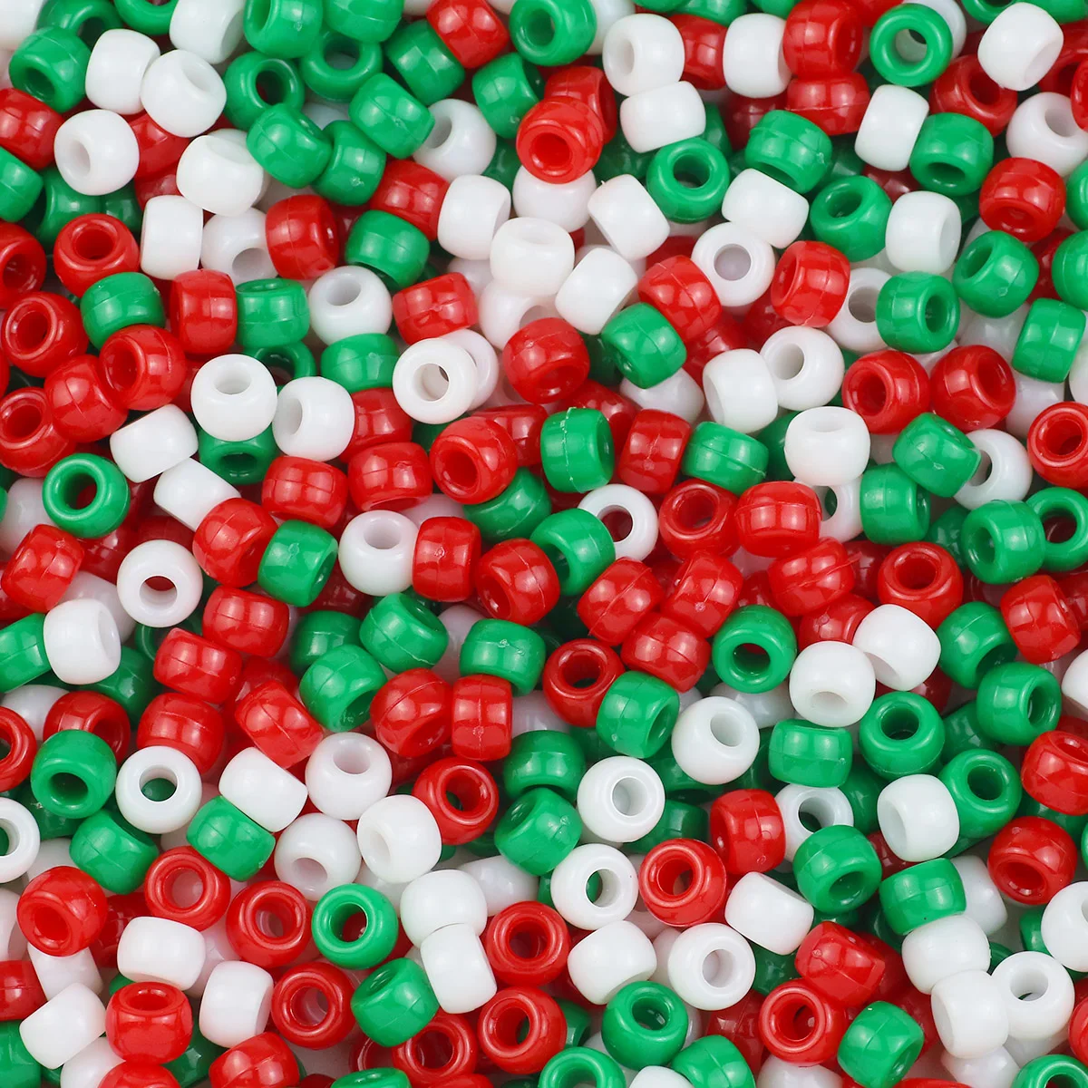 Vibrant Large Hole Pony Beads for DIY Jewelry and Crafting
