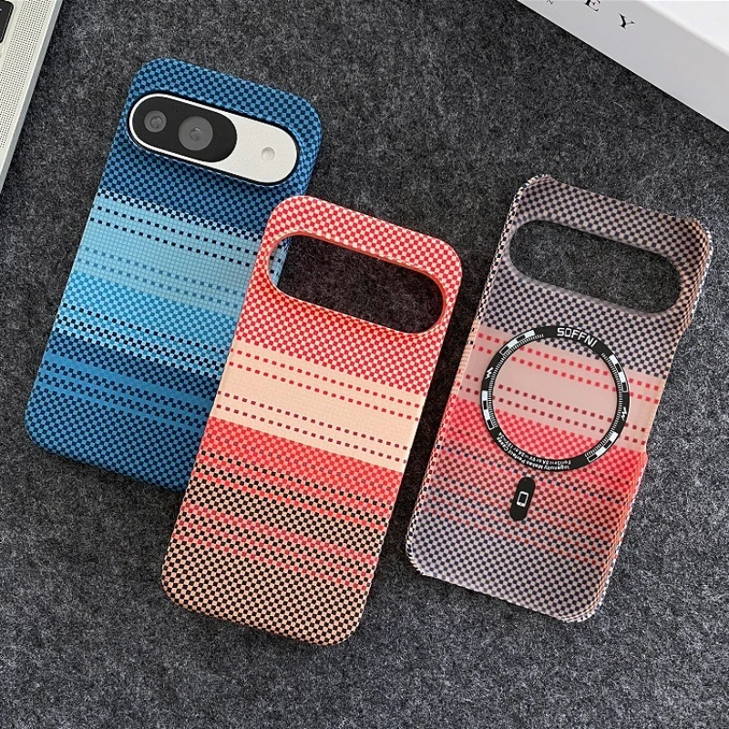 Sunset Colors Carbon Fiber Magnetic Case