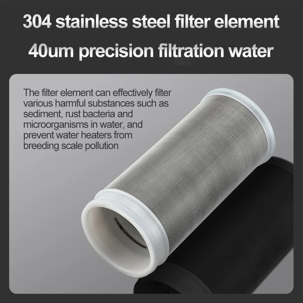304 Stainless Steel Water Filter Element,Water Heater Prefilter For Water Heater Tap Filter Element Home Improvement