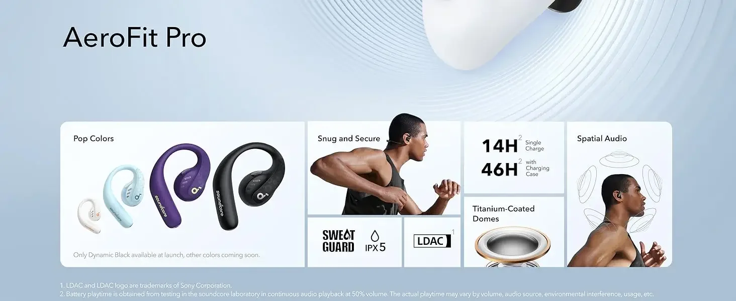 Anker AeroFit Superior Comfort Open-Ear Earbuds description image 2