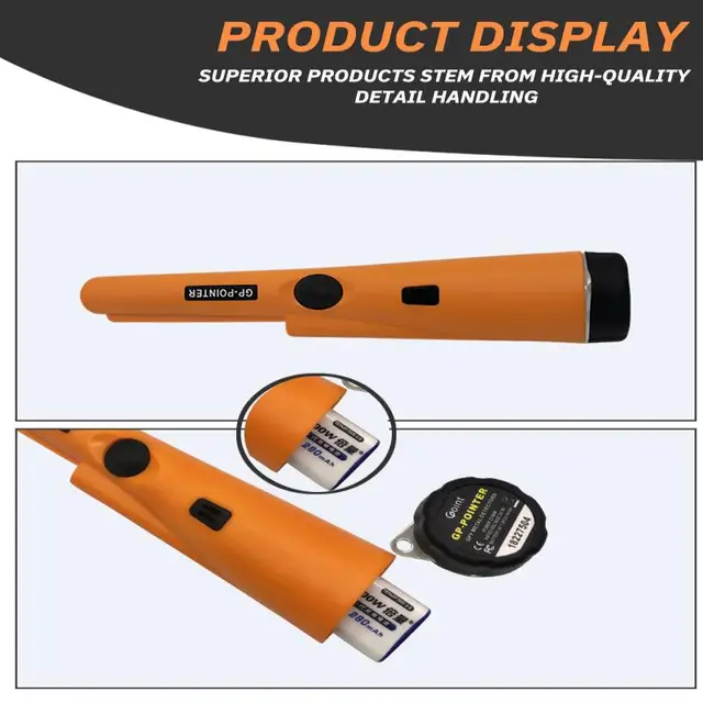 1PC Positioning Rod Handheld Underground Metal Detector GP Pointer Handheld Waterproof High Sensitivity Security Detector 3