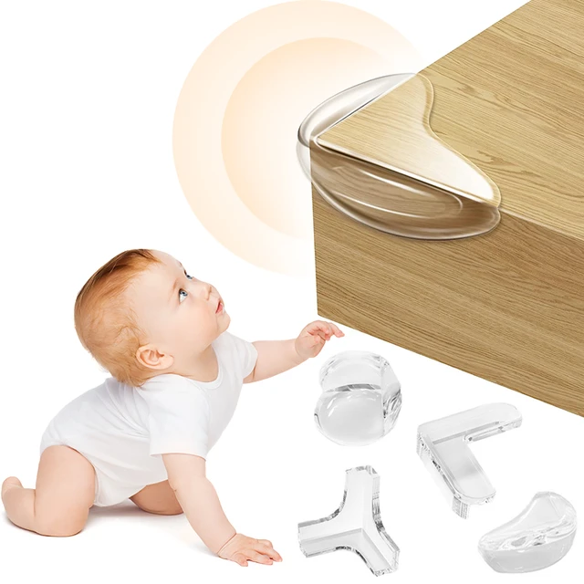 4/8/12/16 Pack Corner Protectors For Baby Silicone Furniture & Sharp Corners  Baby Proofing Corner Guard Bumper Cover Table Edges - Furniture Accessories  - AliExpress