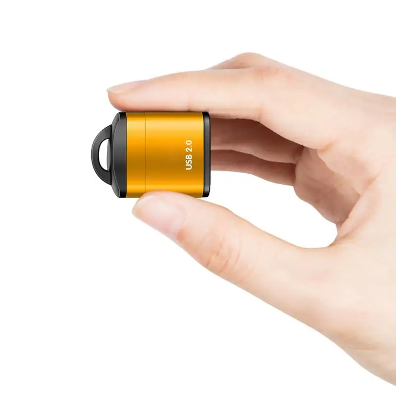 Mini High Speed USB 2.0 Card Reader TF Micro SD Memory Card Adapter For Computer Desktop Laptop USB Adapter Random Color