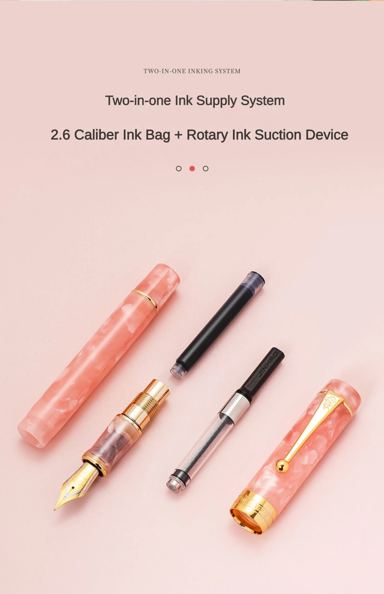 Jinhao 100 centennial vulpen 18kgp punt hars zakelijk cadeau_voghion.com