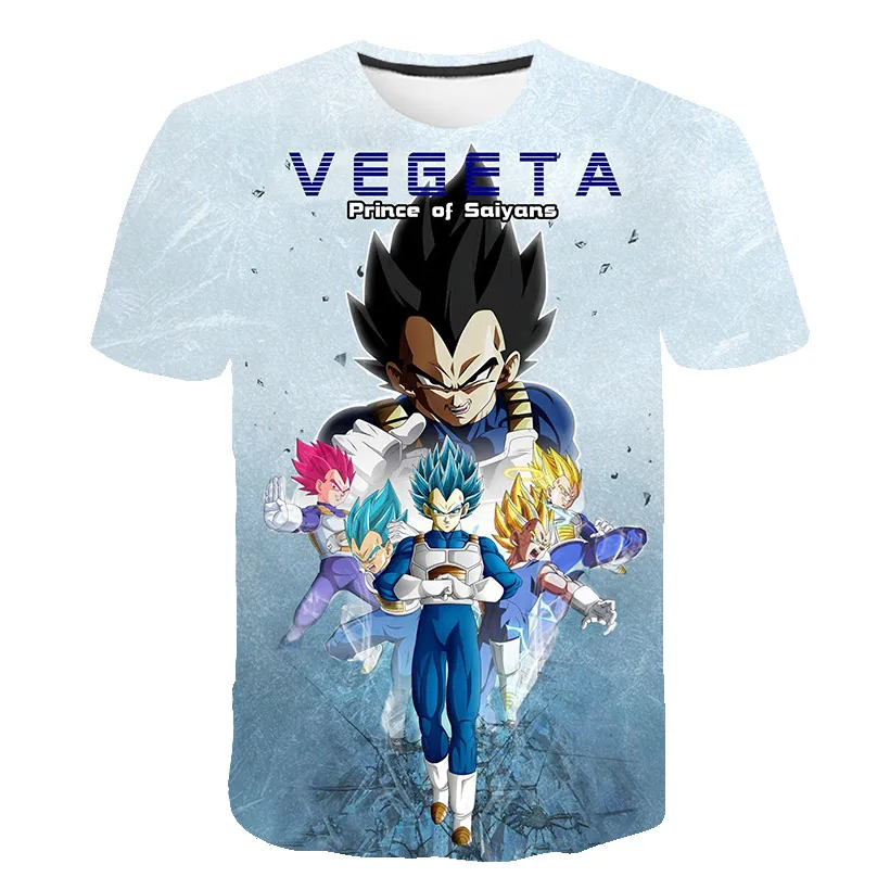 

2pcs Boys Girls Dragon Ball Z Clothing Set Children Clothes Suit Children's Short Sleeve + Shorts Goku Vegeta Suit Kids Outfits