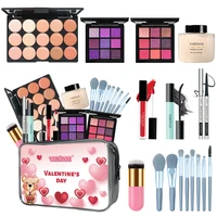 10pcs/Set  All In One Makeup Kit for Women Full Kit for Valentine's Day,Include Eyeshadow Eyebrow Lip gloss Concealer Cosmetics 1