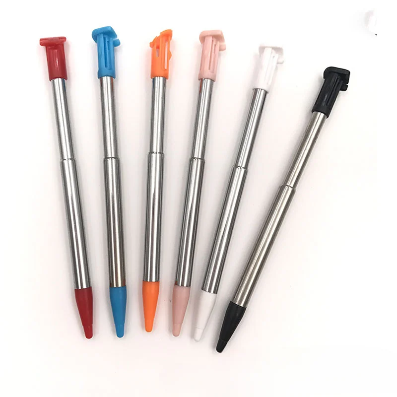 Metal Telescopic Stylus Plastic Stylus Touch Screen Pen for 2DS 3DS New