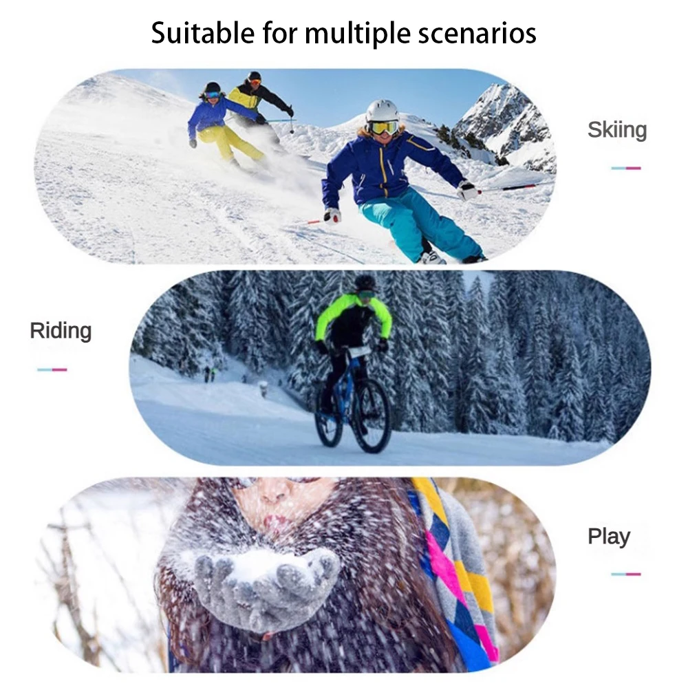 Mittens Solid Warm And Durable Thick And Warm Cartoon Funny Soft And Comfortable Winter Accessories Winter Gloves Durable Gloves 3