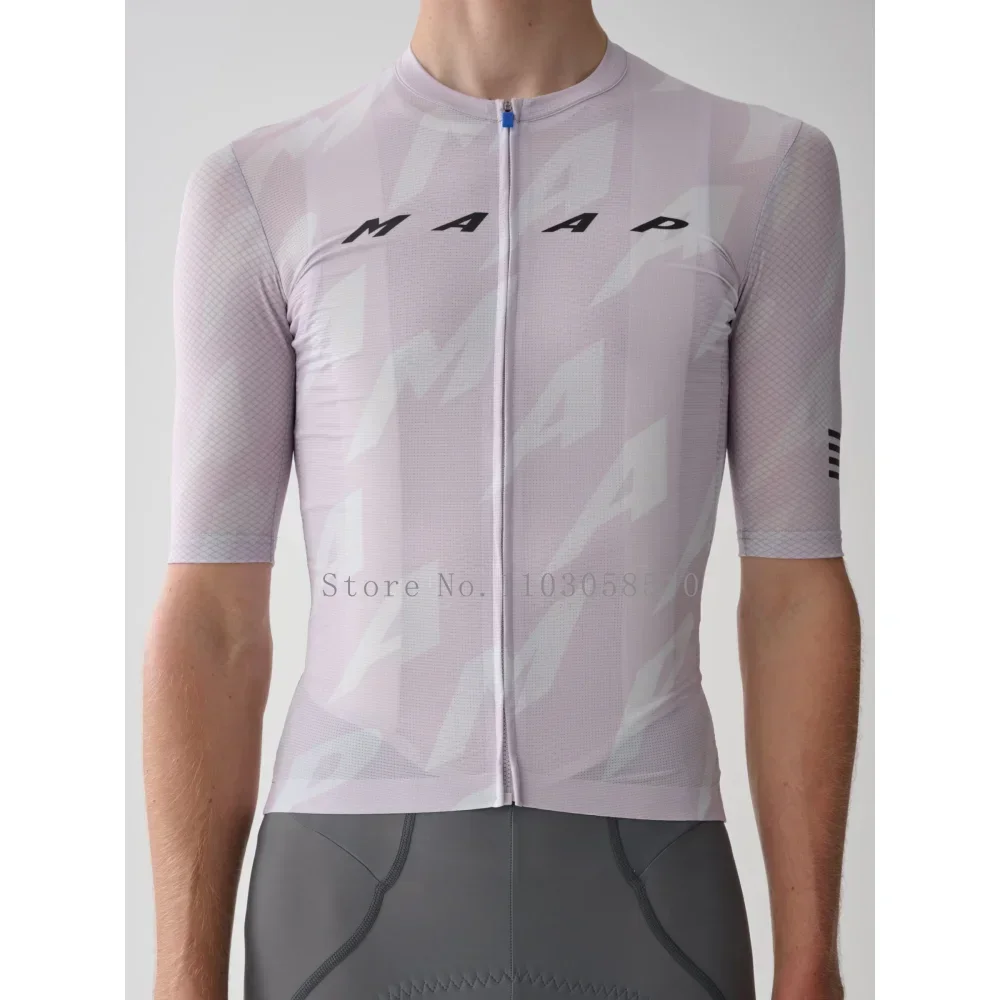 Men Cycling Jersey for Men MTB Road Bicycle Shirt Pro Team Short Sleeve Bike Clothes Mountain Bicycle Clothing  Downhill Jersey 5