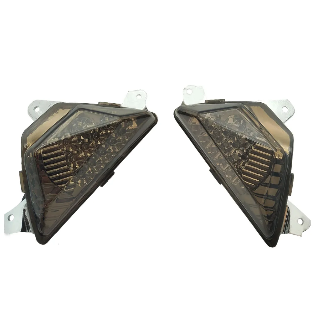 Front LED Turn Signal For KAWASAKI NINJA 250 300 400 650 1000SX ZX6R ZX25R Z1000