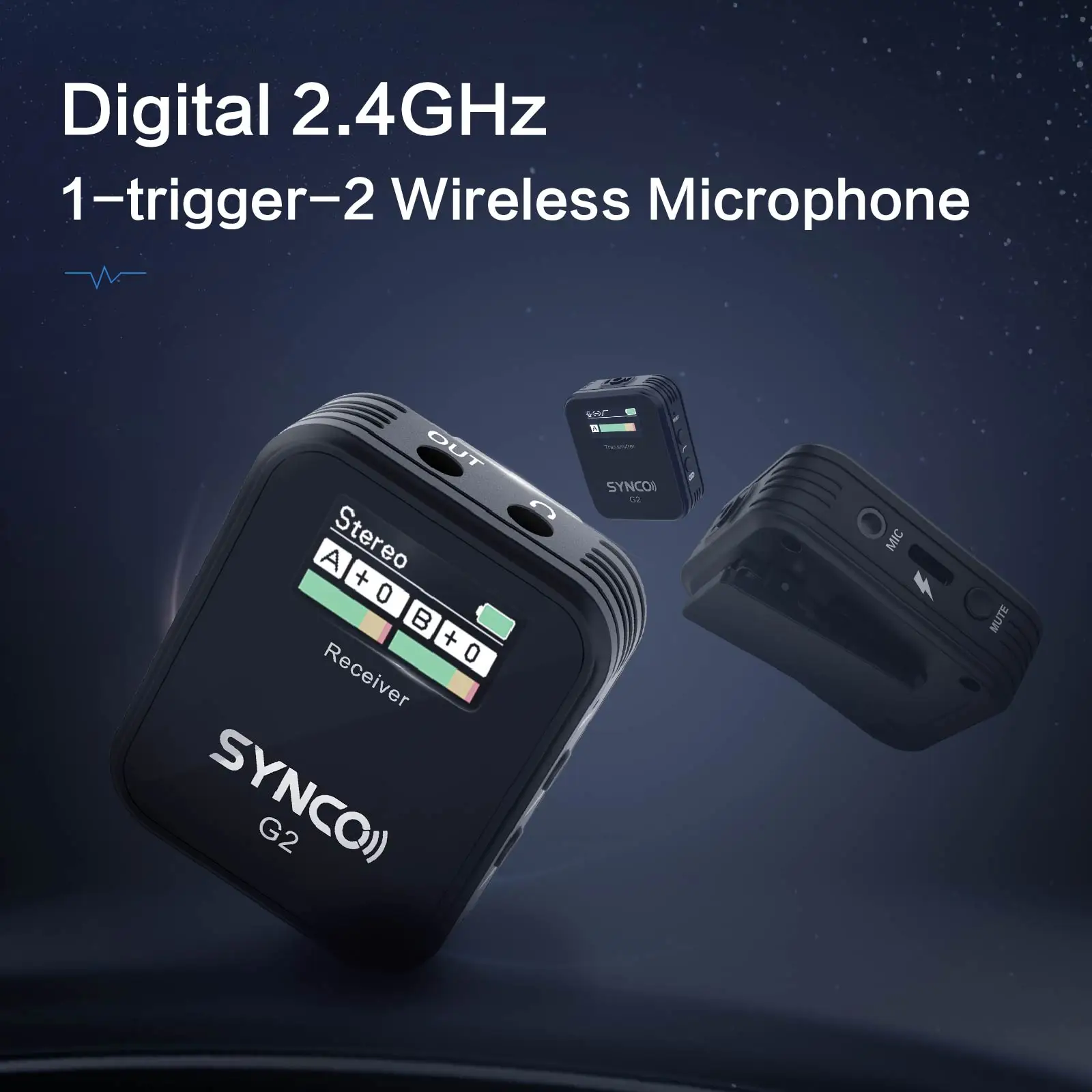 G2 G2A1 G2A2 Microphone Wireless Lavalier Microfone Mic System for Smartphone Ta