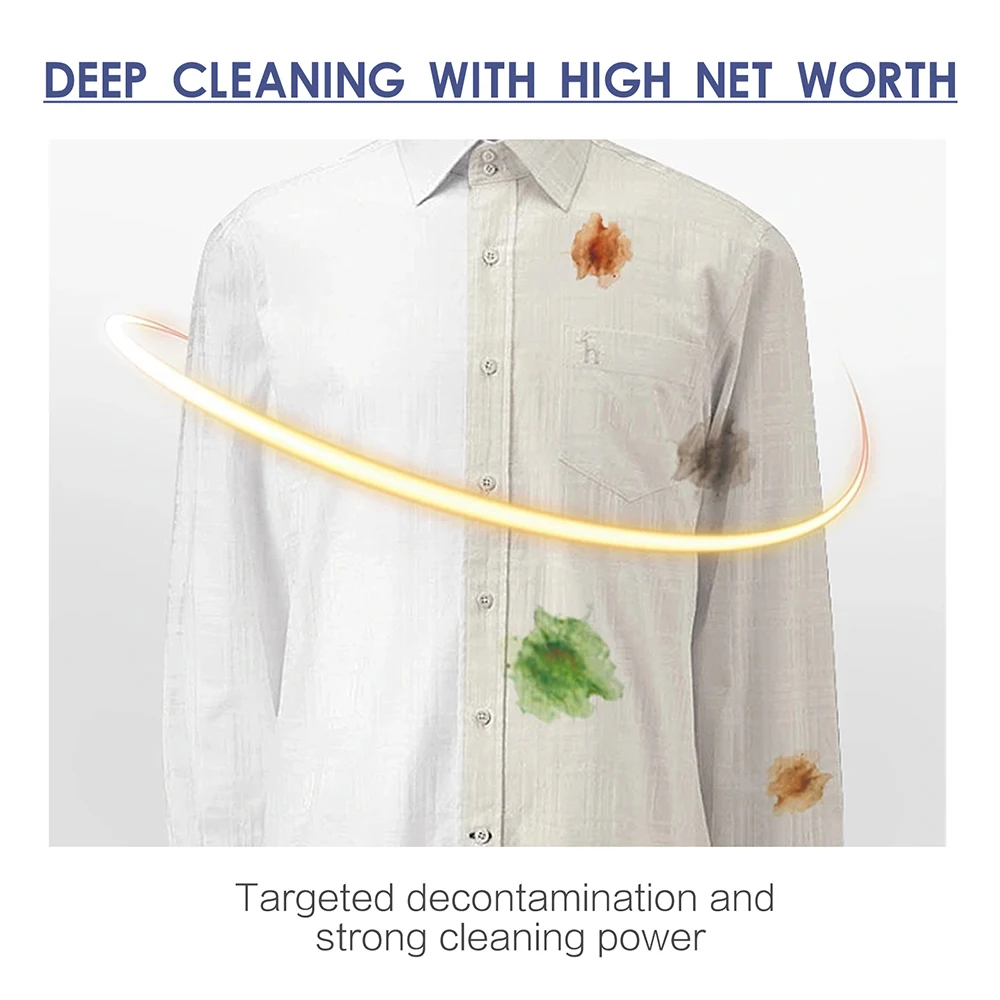 Active Enzyme Clothes Stain Remover 120ml Laundry Stain Removers Detergent Portable Clothing Removal Agents For Shirts