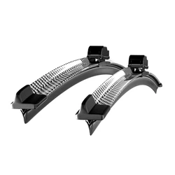 Premium Carbon Fiber Front Windshield Wiper Blades - Set of 2 - MK2 (2011 - 2014) (Carbon Fibre)