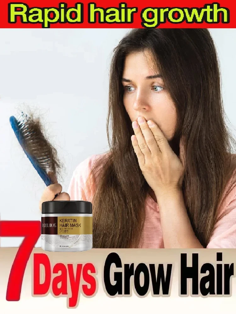 Professional Hair Loss Treatment Cream Collagen Keratin Straightening Dry Damaged Smoothing Hair Mask