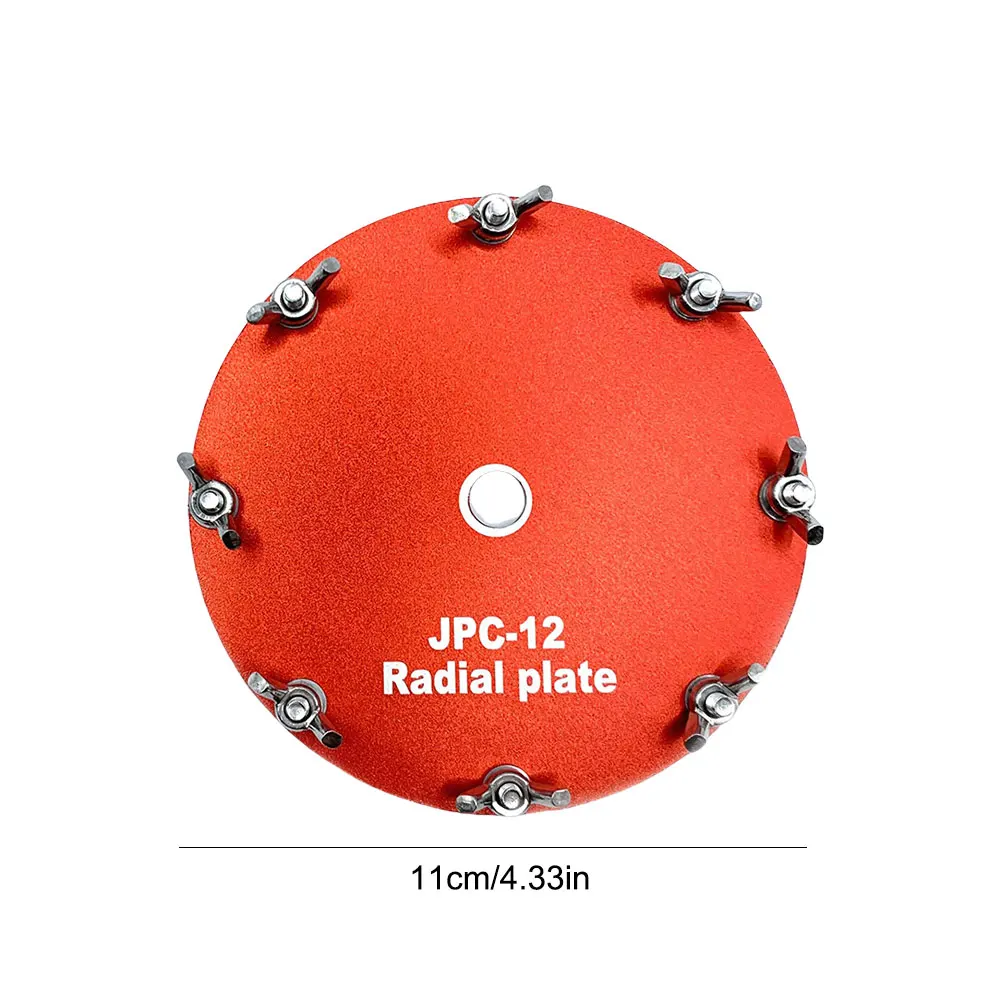 포크 터미널 블록이 있는 전용 네트워크 디스크 1개 PAC-12 JPC-12 휴대용 단파 안테나용 접지 네트워크 확장 플레이트