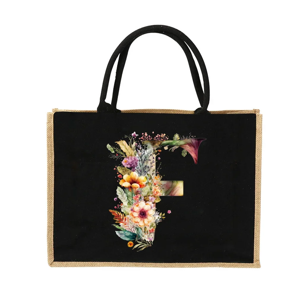 floral letter F