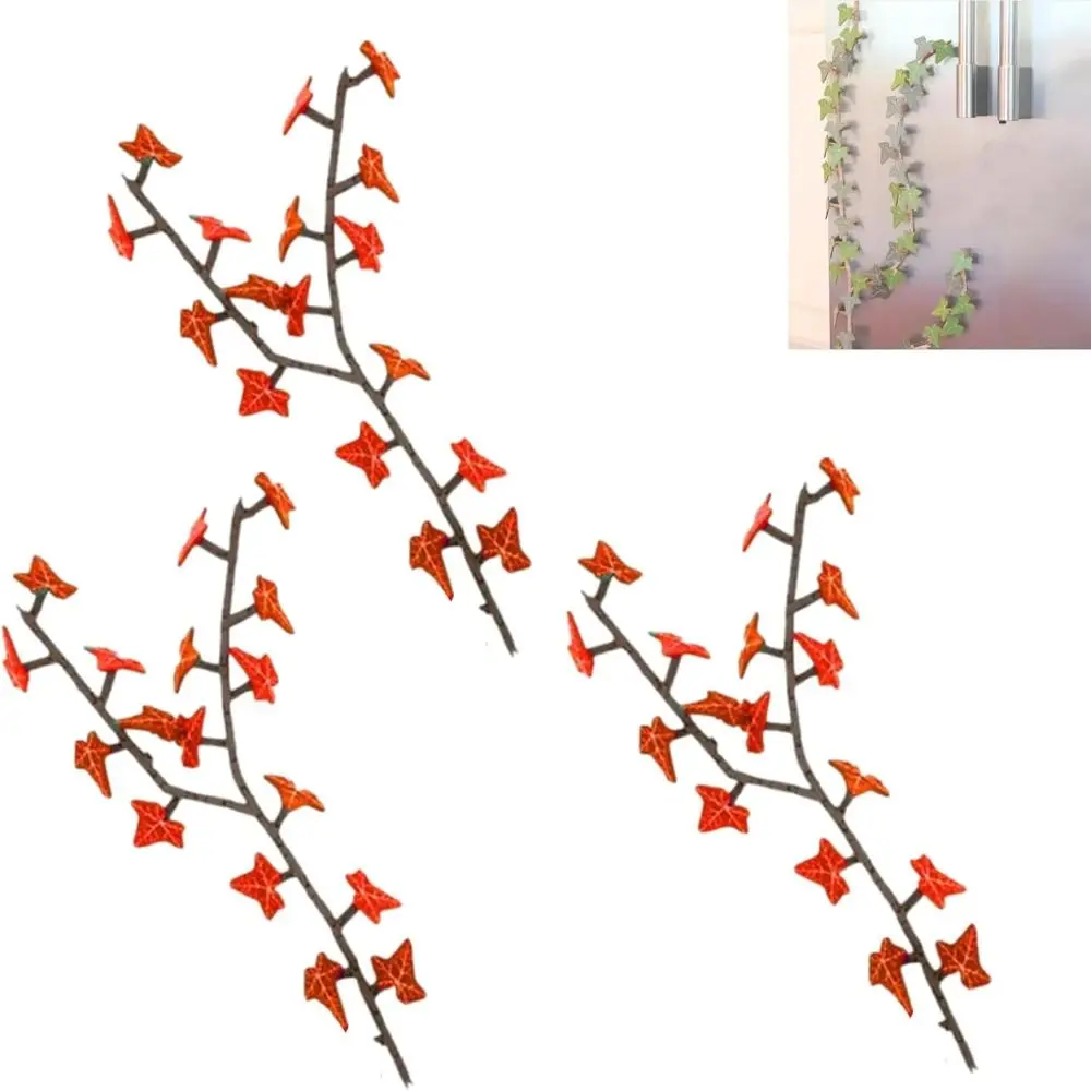 Green Plastic Ivy Fridge Magnets with Articulating Stems