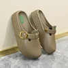 Summer Fashion Slippers for Women Thick Bottom Soft Sandals Womens Casual Eva Clogs Slip Ons Garden Shoes with Buckle Strap 1