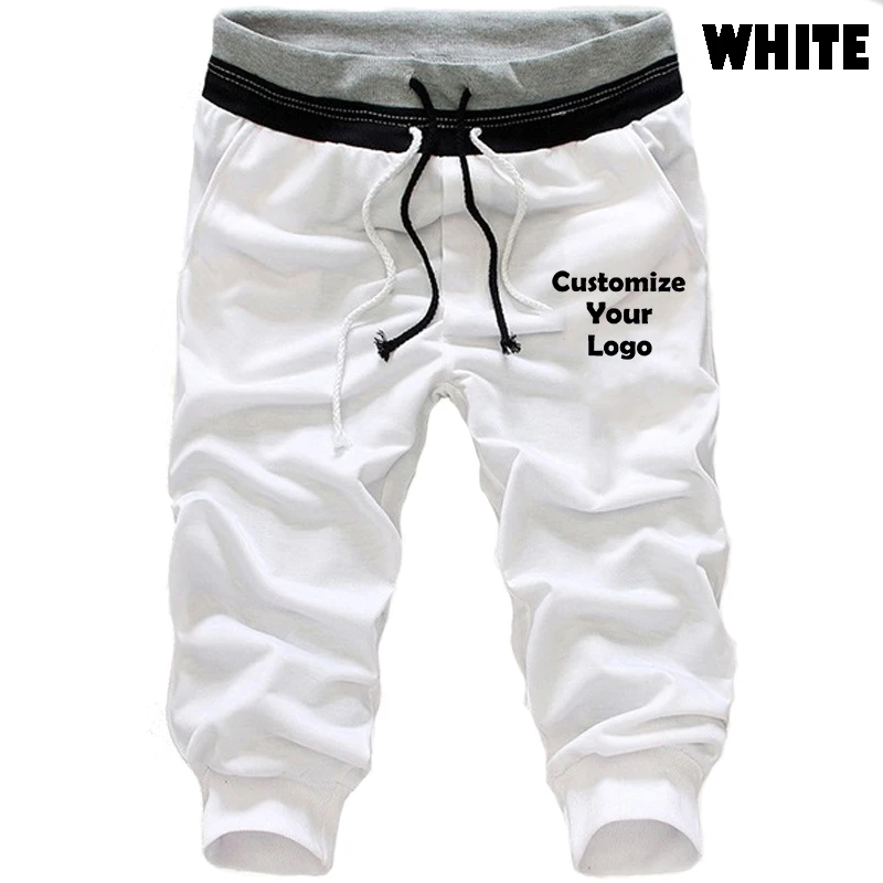 Custom Logo New Pattern Short Pants for Men Running Sports Shorts Casual Men's Straight-Leg Drawstring Shorts