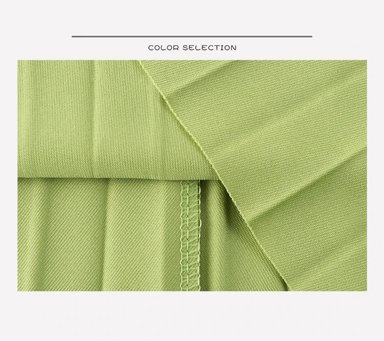 white pleated skirt Solid Color Large-swing Pleated Skirt Women's 2022 Spring New Elastic Waist Multi-color Elegant and Thin Mid-length A-line Skirt pencil skirt