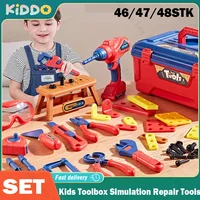 Kids Toolbox Kit Educational Toys Simulation Repair Tools Toys Drill Game Learning Engineering Puzzle Toys for Boy Gifts Set 1