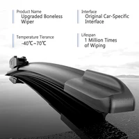 For VW Passat B6 2006-2010 Wiper Front Wiper Blades 2 pcs HD Quiet Durable Automotive Wiper Windshield Accessories 24''+19'' 2