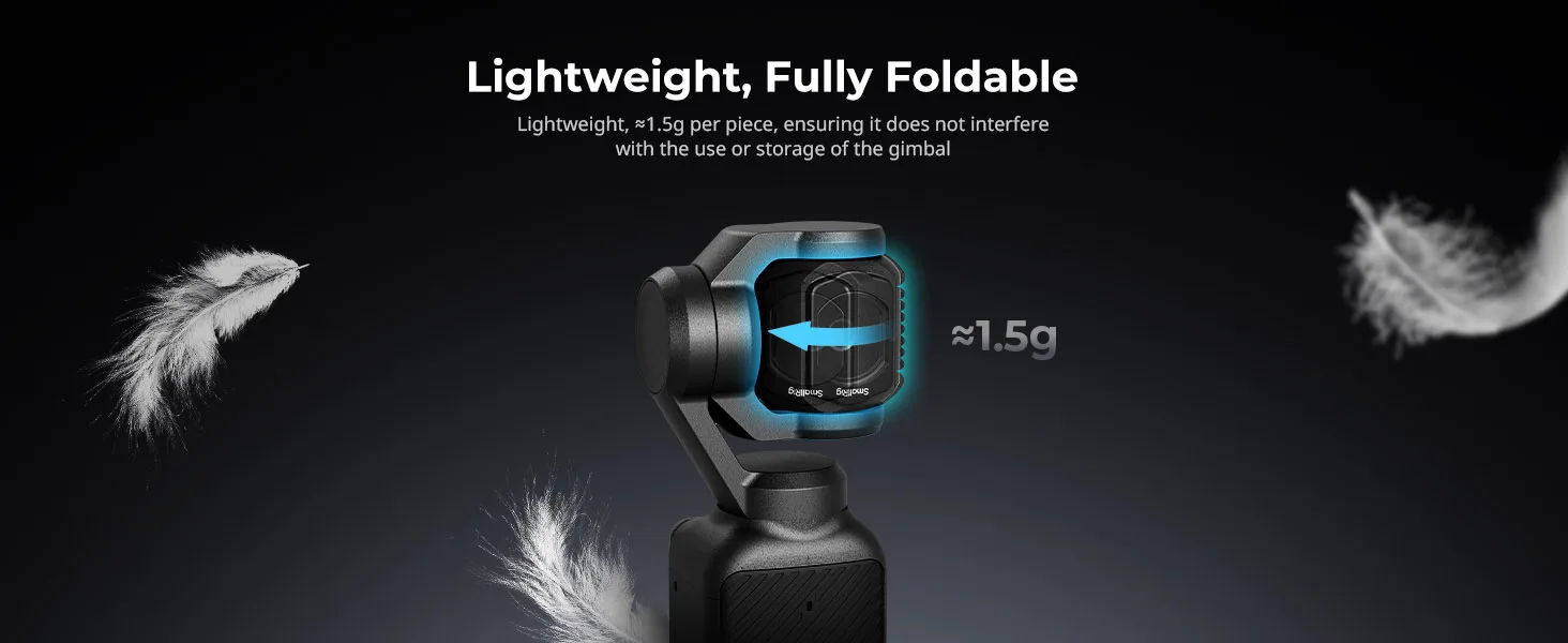 Magnetic Multifunctional 1/4 Black Diffusion & ND16 & CPL Filter Kit for DJI Os