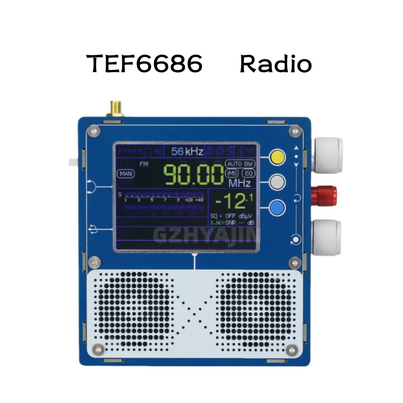 New TEF6686 Full Band Radio FM Full band DSP highly sensitive receiver Plus 5.0-LNA 2