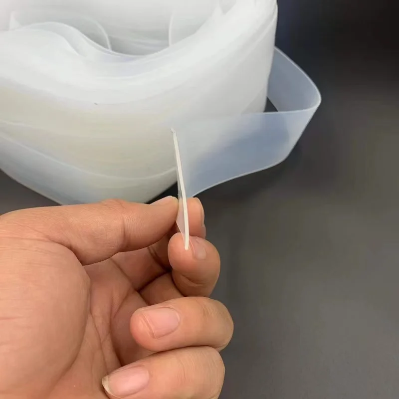 Solid Silicone Rubber Sealing Strip Weatherstrip High Temperature Resistant Thickness 0.5mm 1mm 2mm Width 2mm-85mm door seal strip sealing strip tape window seal strip sealing tape sealing strip rubber seal strip rubber door weatherstripping door weatherstripping silicone seal strip