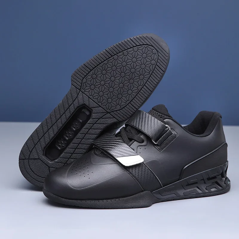 Balance Pro Fitness Sneakers Hook Loop Gym Weight Lifting Boots for Men Women Athletic Golden Sliver Deep Squat Shoes