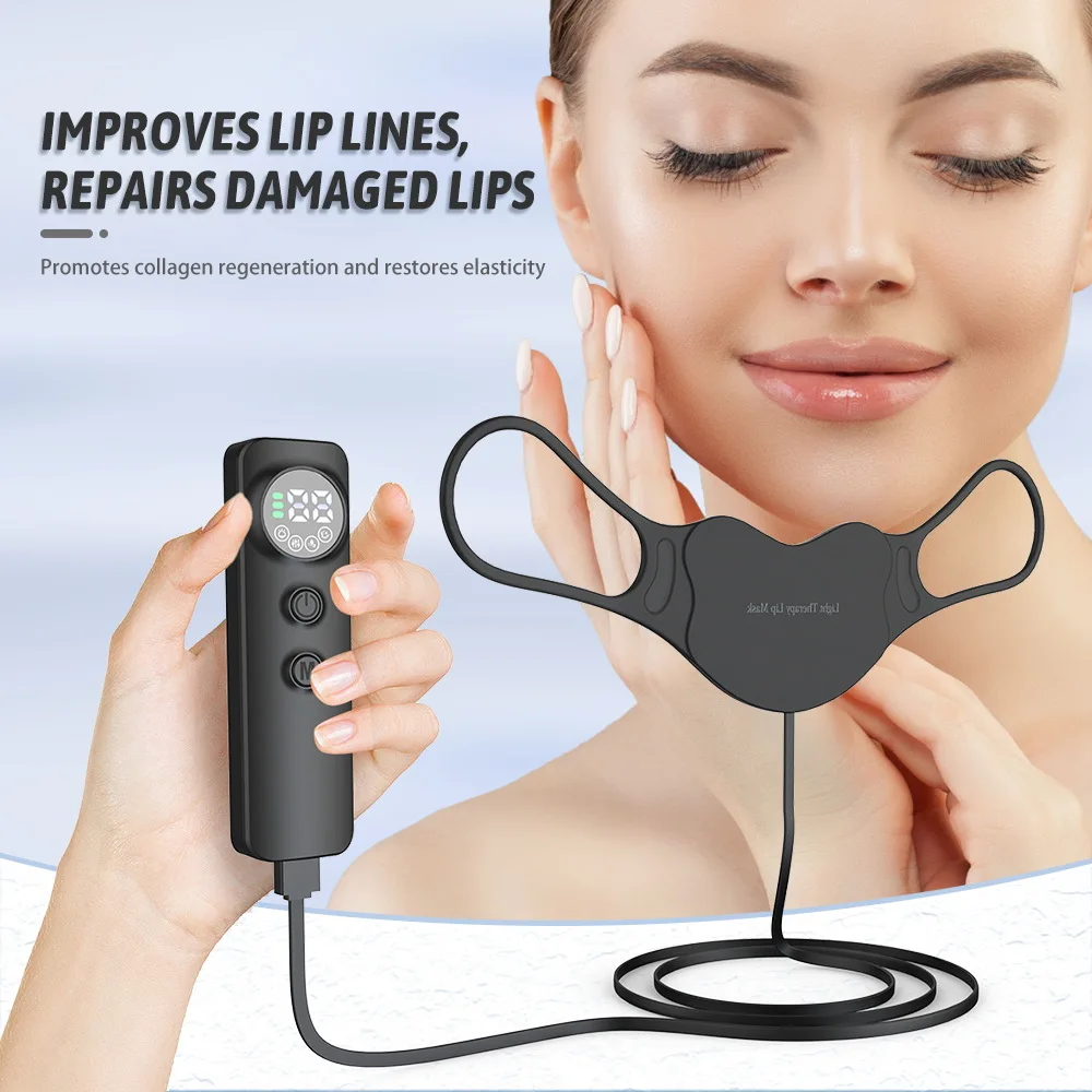 4 Modes Photon Lip Beauty Instrument Led Lip Mask Infrared Light Therapy Reduce Line Brighten Color Face Masks Skin Care