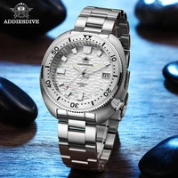 ADDIESDIVE Automatic Mechanical Watch Man Silver Premium Business Casual Waterproof Watch NH35A 316L Stainless Steel Men's Watch 1