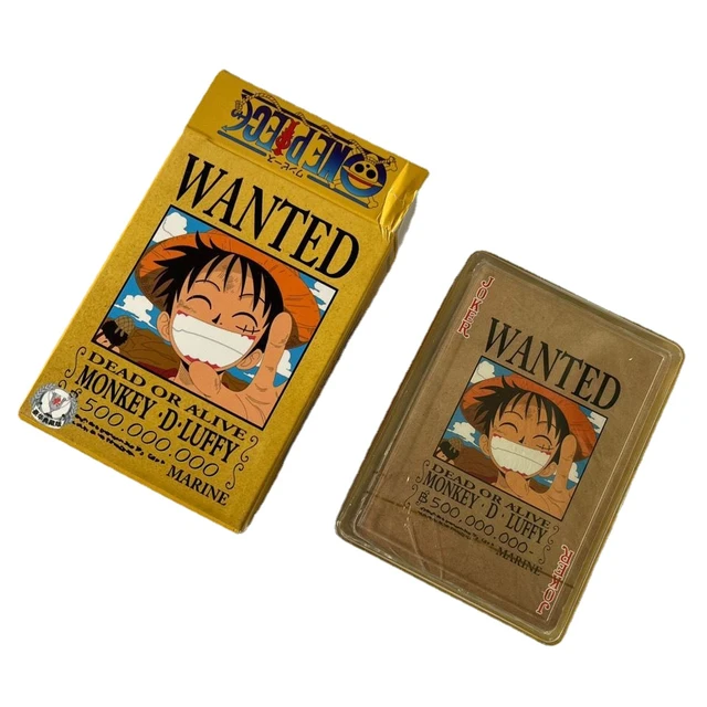 Cartes à jouer Anime One Piece Wanted Order 54, cartes à jouer exquises,  cartes périphériques de gestion